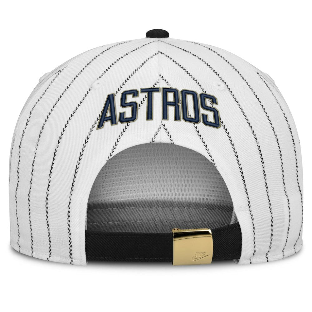 White/Black Houston Astros Nike Cooperstown Collection Pro Adjustable Hat