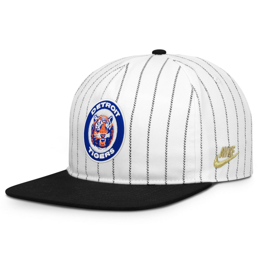 White/Black Detroit Tigers Nike Cooperstown Collection Pro Adjustable Hat