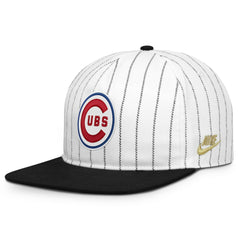 White/Black Chicago Cubs Nike Cooperstown Collection Pro Adjustable Hat