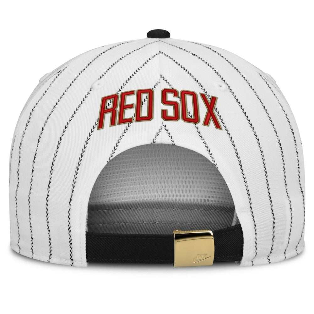 White/Black Boston Red Sox Nike Cooperstown Collection Pro Adjustable Hat