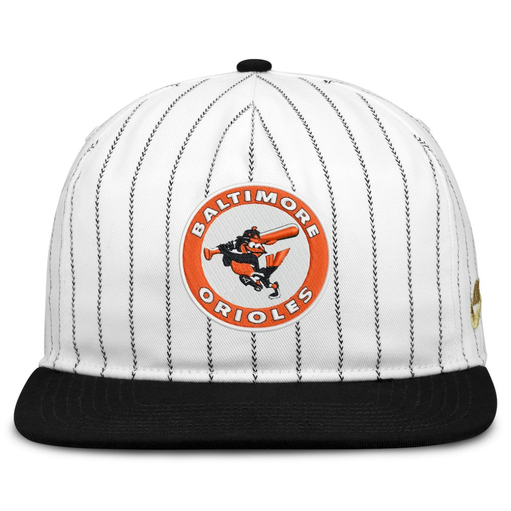White/Black Baltimore Orioles Nike Cooperstown Collection Pro Adjustable Hat