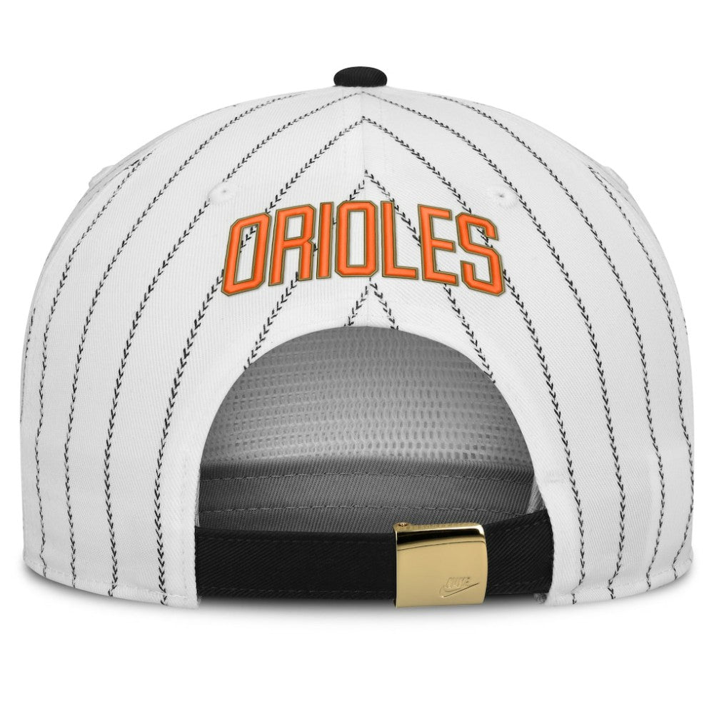 White/Black Baltimore Orioles Nike Cooperstown Collection Pro Adjustable Hat