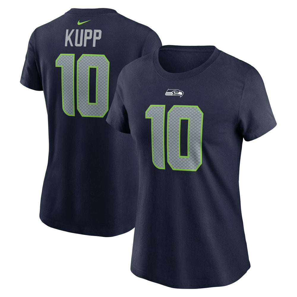 Cooper Kupp  Women's Player Name & Number T-Shirt - Seattle Seahawks T-shirts