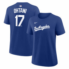 Royal Shohei Ohtani Los Angeles Dodgers Nike Women's Alternate Name & Number T-Shirt