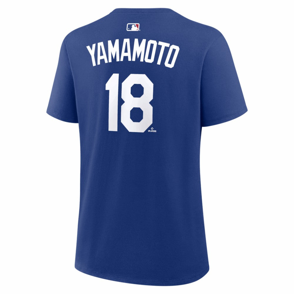 Royal Yoshinobu Yamamoto Los Angeles Dodgers Nike Women's Alternate Name & Number T-Shirt