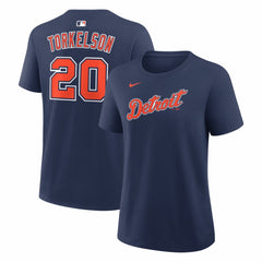 Navy Spencer Torkelson Detroit Tigers Nike Women's Alternate Name & Number T-Shirt