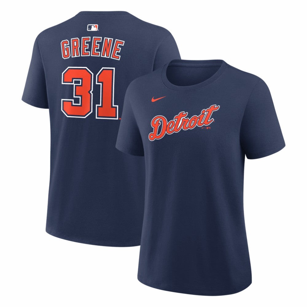 Navy Riley Greene Detroit Tigers Nike Women's Alternate Name & Number T-Shirt