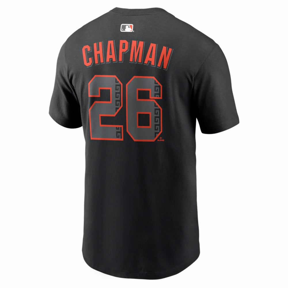 Black Matt Chapman San Francisco Giants Nike Alternate Name & Number T-Shirt