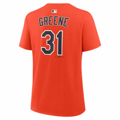 Orange Riley Greene Detroit Tigers Nike Women's Name & Number T-Shirt