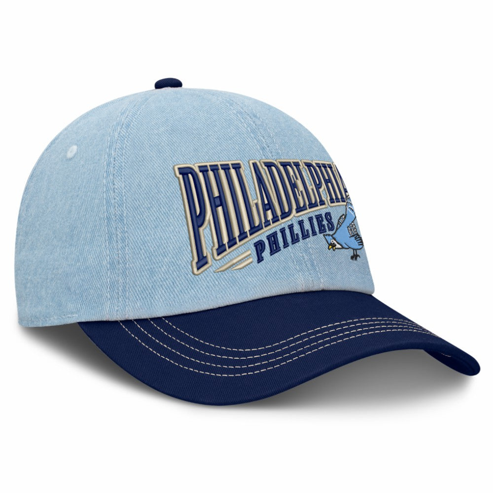 Denim Philadelphia Phillies Fanatics Retire Adjustable Hat