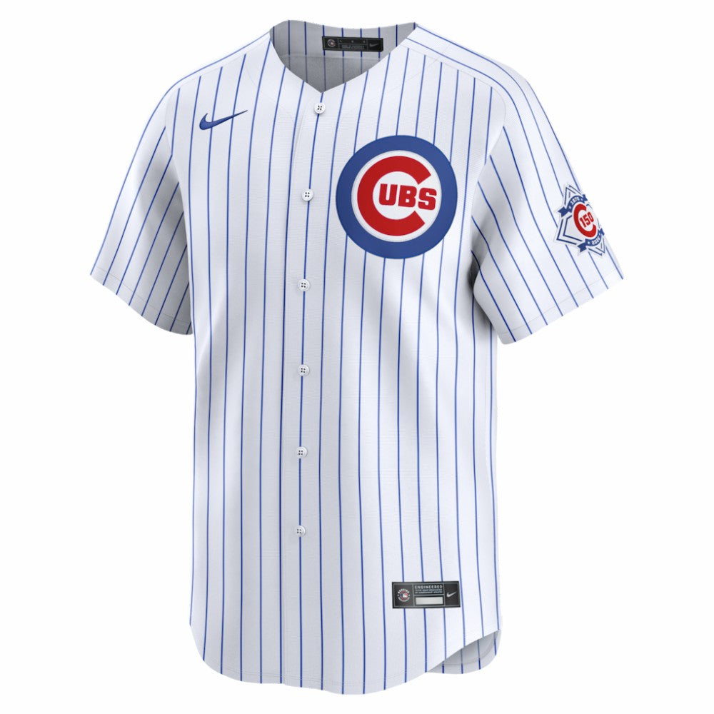 White Pete Crow-Armstrong Chicago Cubs Nike 150th Anniversary Limited Jersey