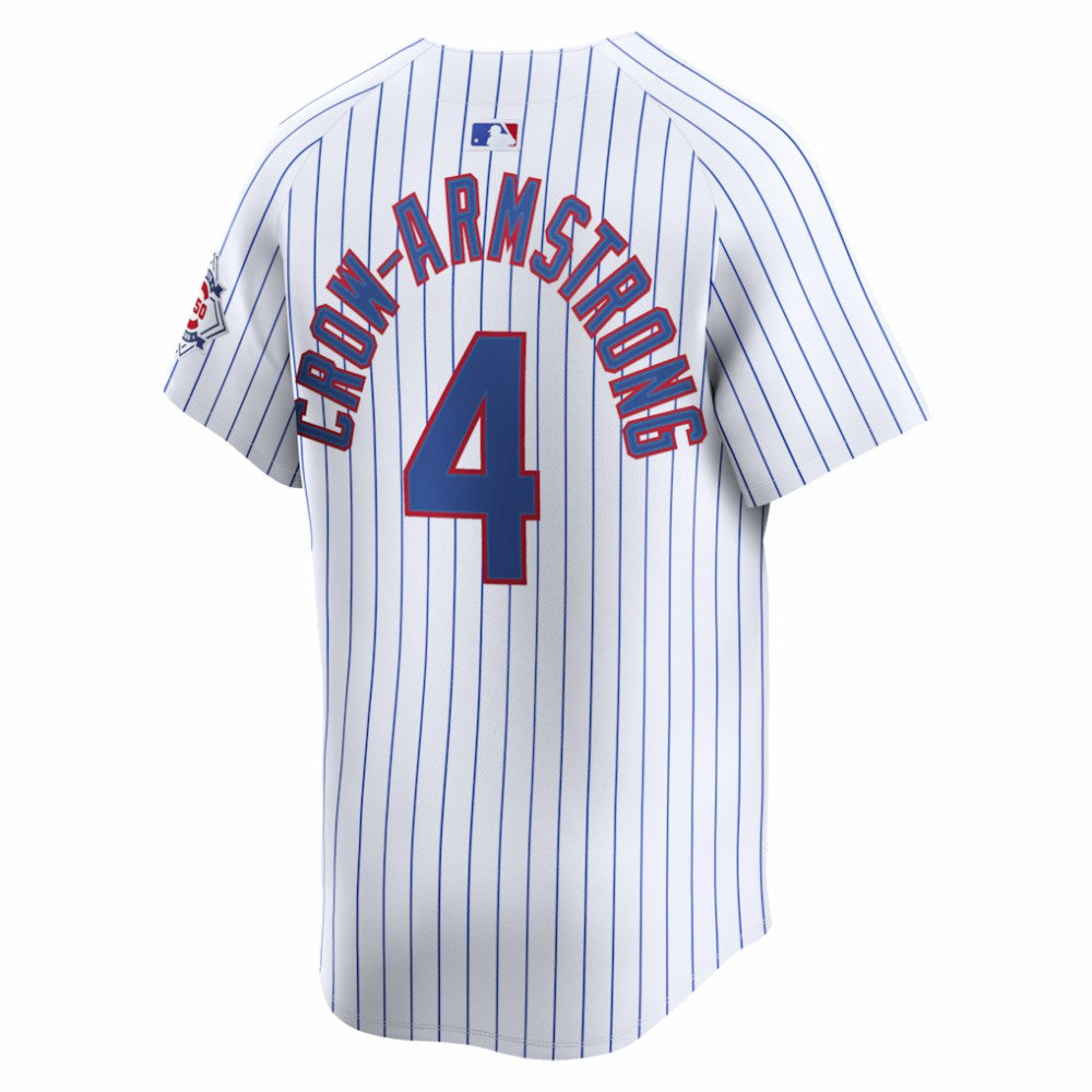 White Pete Crow-Armstrong Chicago Cubs Nike 150th Anniversary Limited Jersey