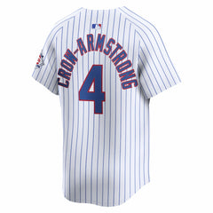 White Pete Crow-Armstrong Chicago Cubs Nike 150th Anniversary Limited Jersey