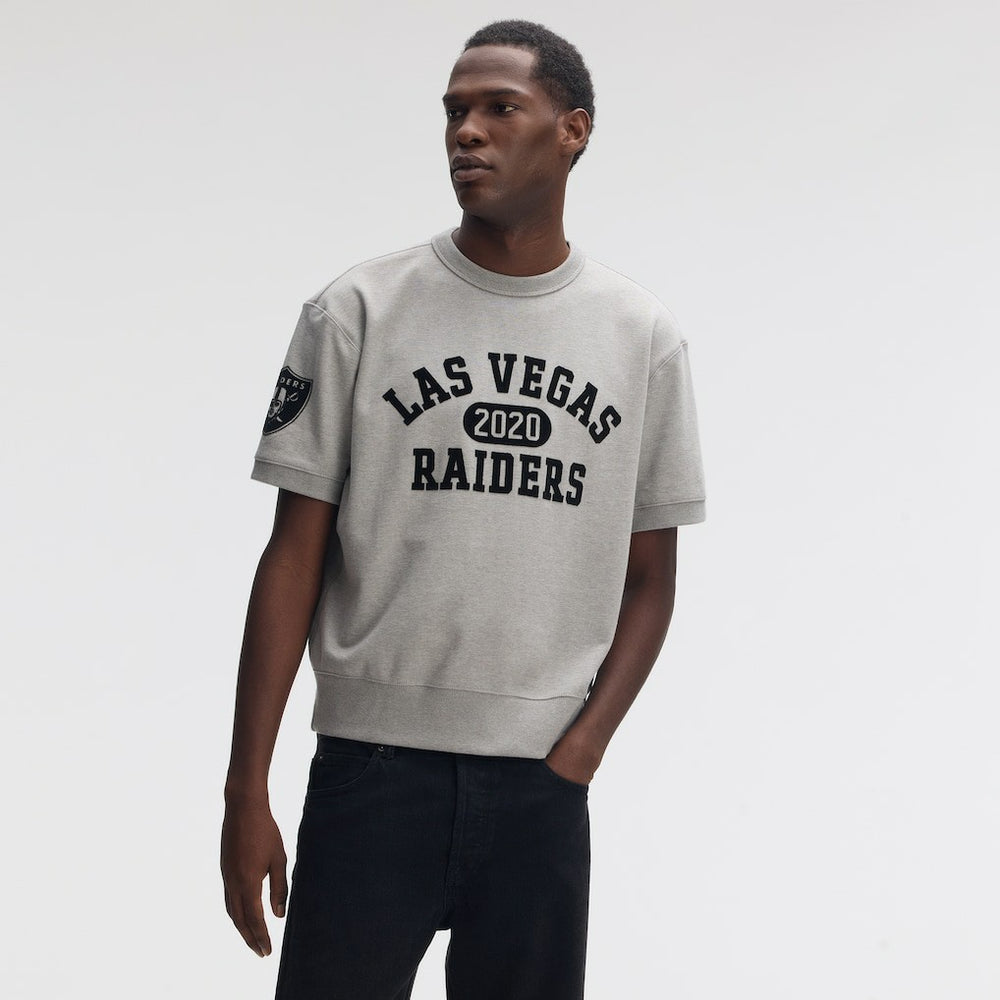IconicFleece Short Sleeve Sweatshirt - Las Vegas Raiders Sweatshirts