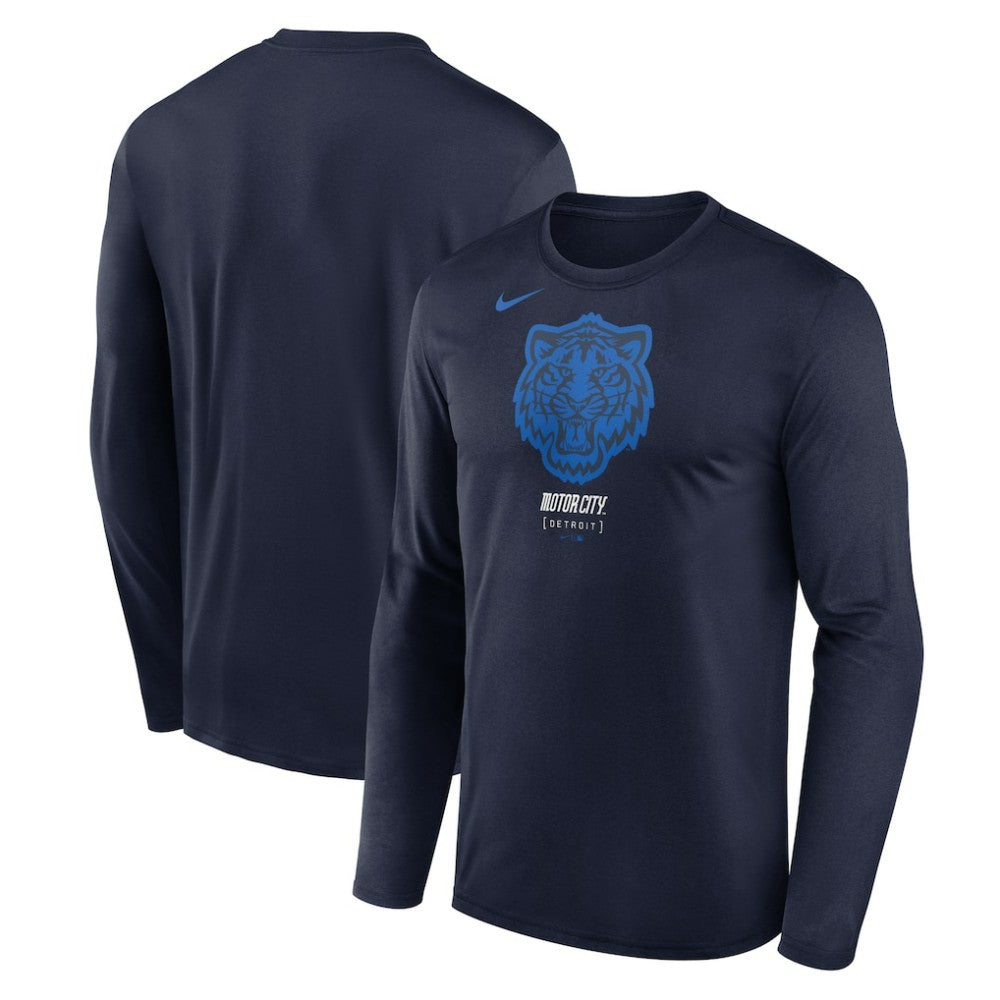 Navy Detroit Tigers Nike City Connect Legend Dri-FIT Long Sleeve T-Shirt