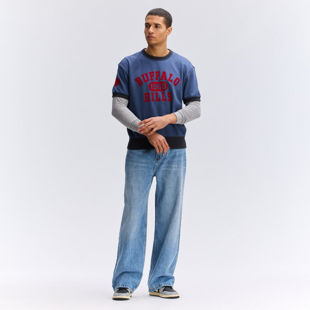 IconicFleece Short Sleeve Sweatshirt - Buffalo Bills Sweatshirts