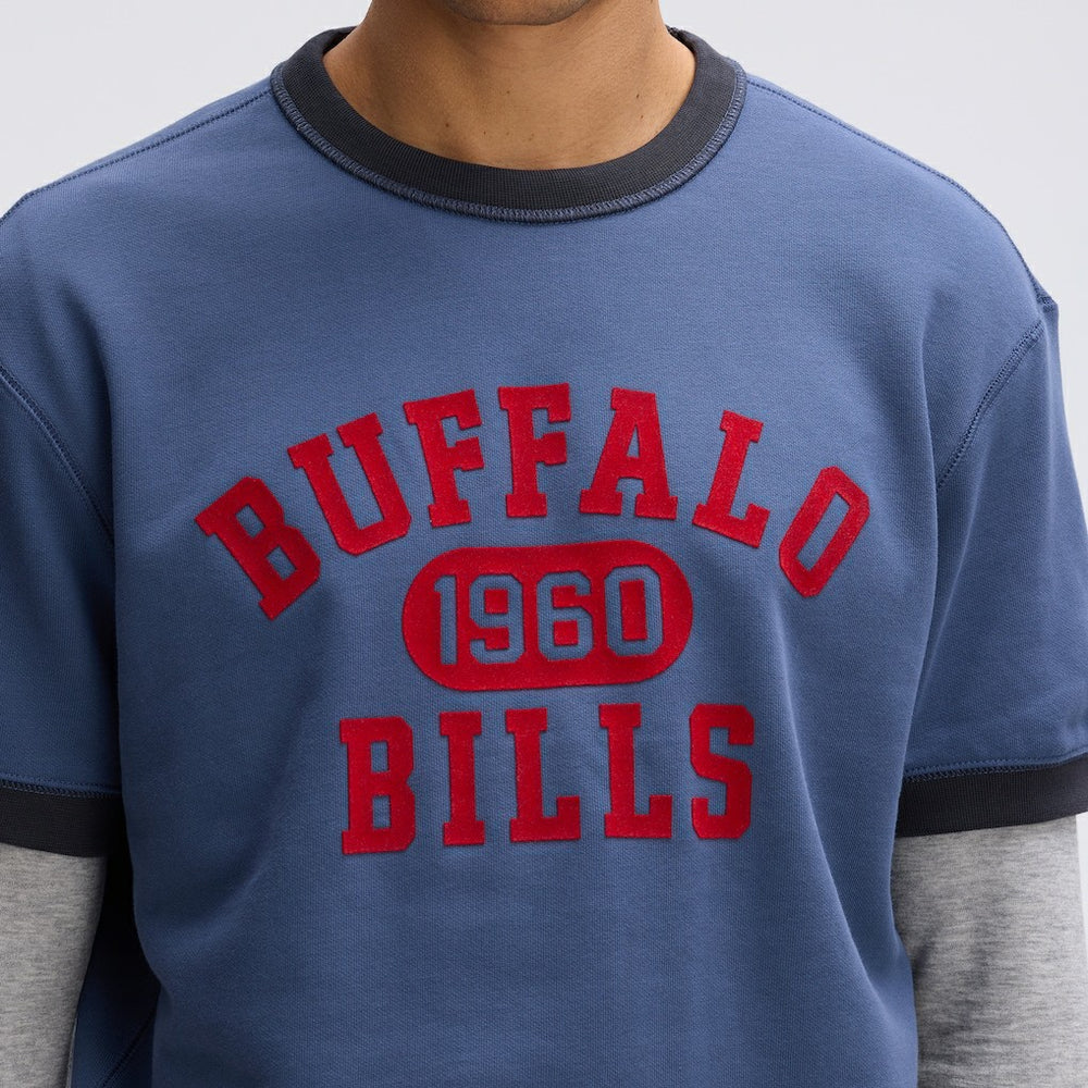 IconicFleece Short Sleeve Sweatshirt - Buffalo Bills Sweatshirts