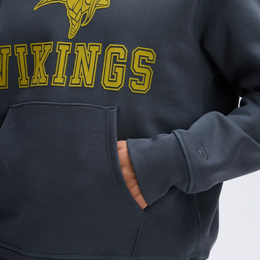 IconicFleece Flocked Hoodie - Minnesota Vikings Hoodies