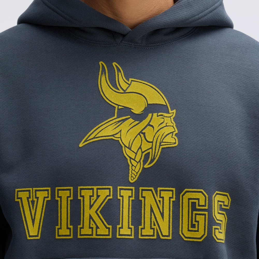 IconicFleece Flocked Hoodie - Minnesota Vikings Hoodies