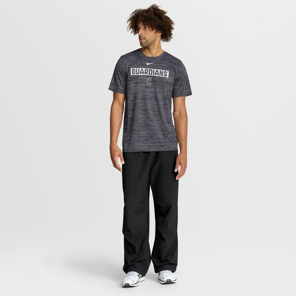 Black Cleveland Guardians Nike Velocity Dri-FIT T-Shirt