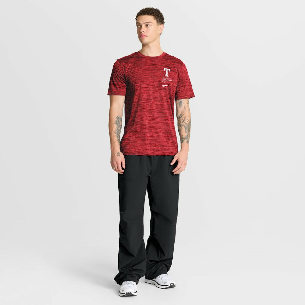 Red Texas Rangers Nike Velocity Dri-FIT T-Shirt