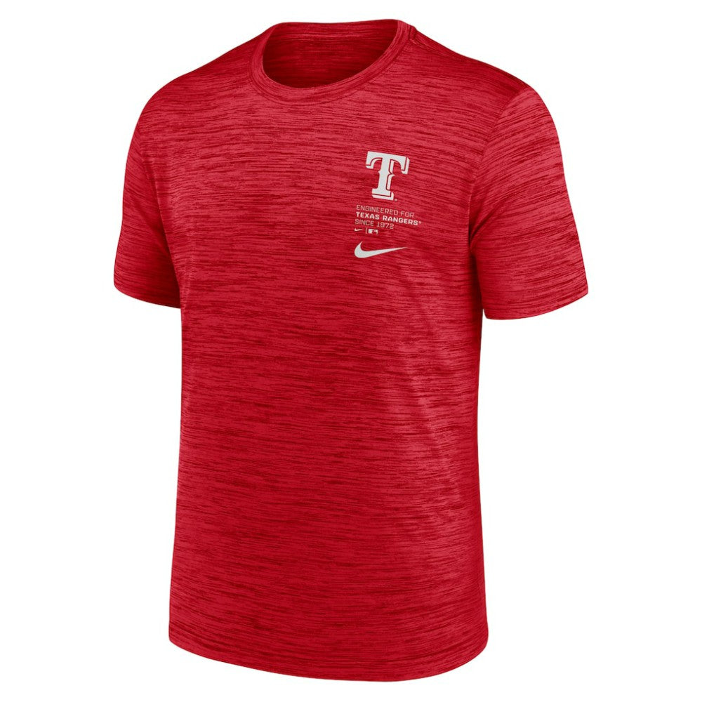 Red Texas Rangers Nike Velocity Dri-FIT T-Shirt