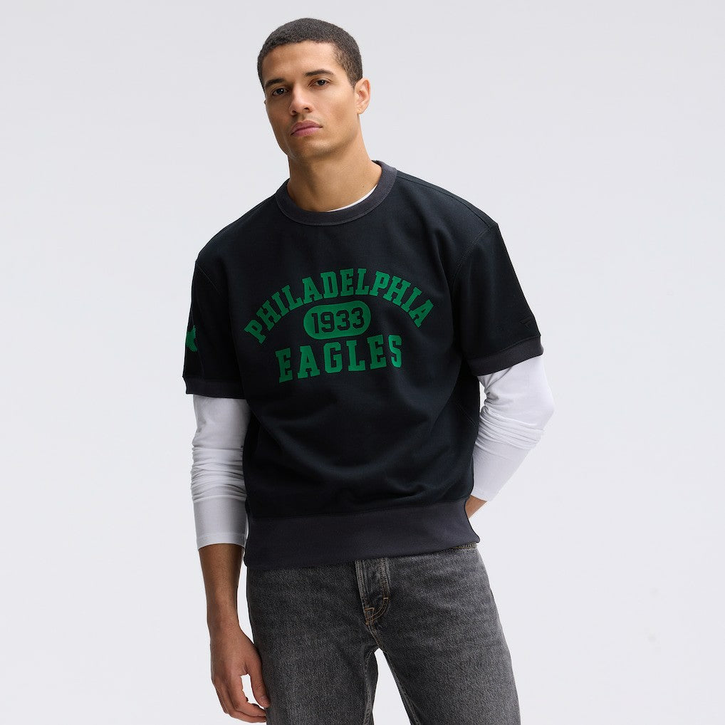 IconicFleece Short Sleeve Sweatshirt - Philadelphia Eagles Sweatshirts
