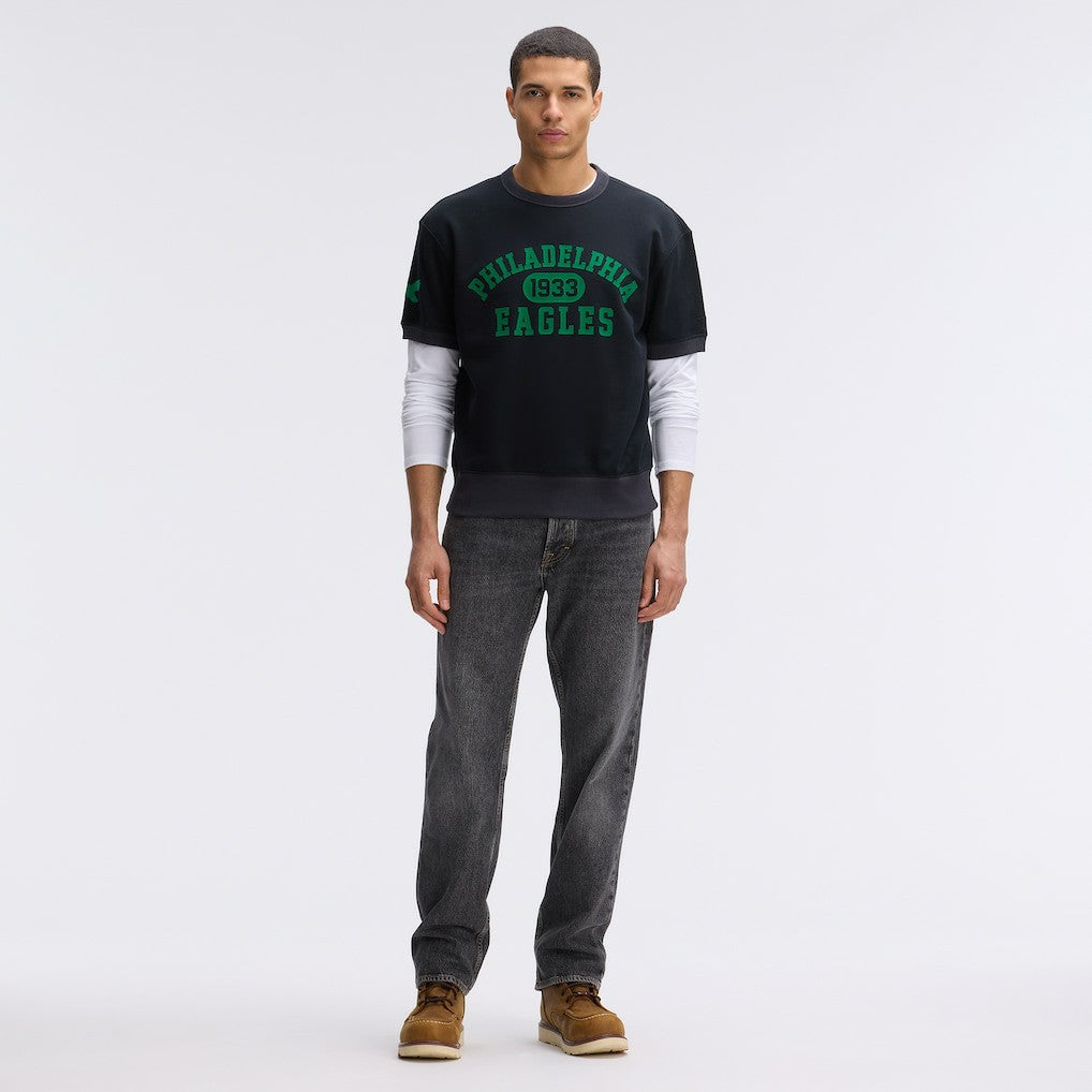 IconicFleece Short Sleeve Sweatshirt - Philadelphia Eagles Sweatshirts