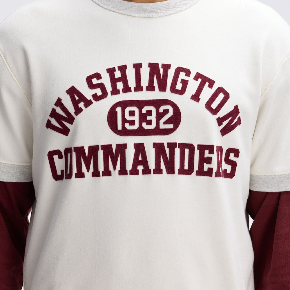 IconicFleece Short Sleeve Sweatshirt - Washington Commanders Sweatshirts