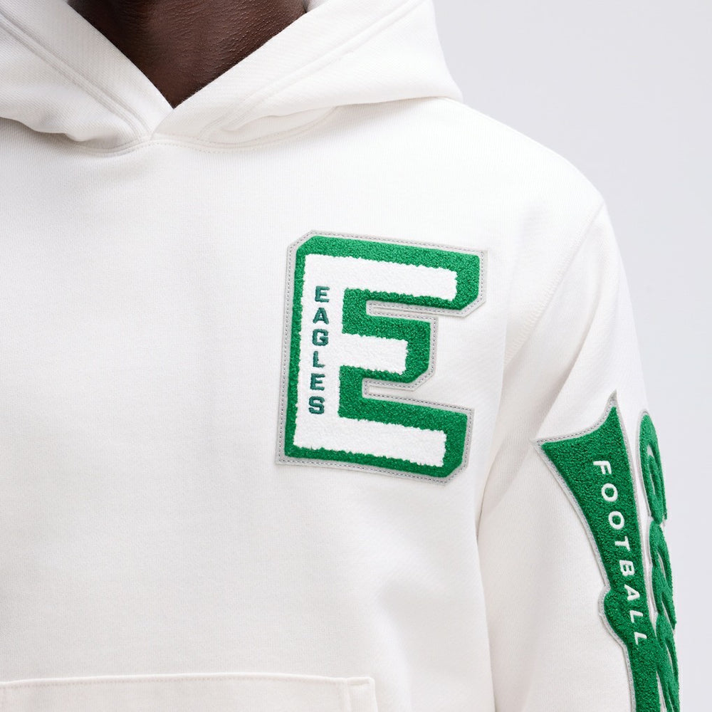 IconicFleece Letterman Hoodie - Philadelphia Eagles Hoodies