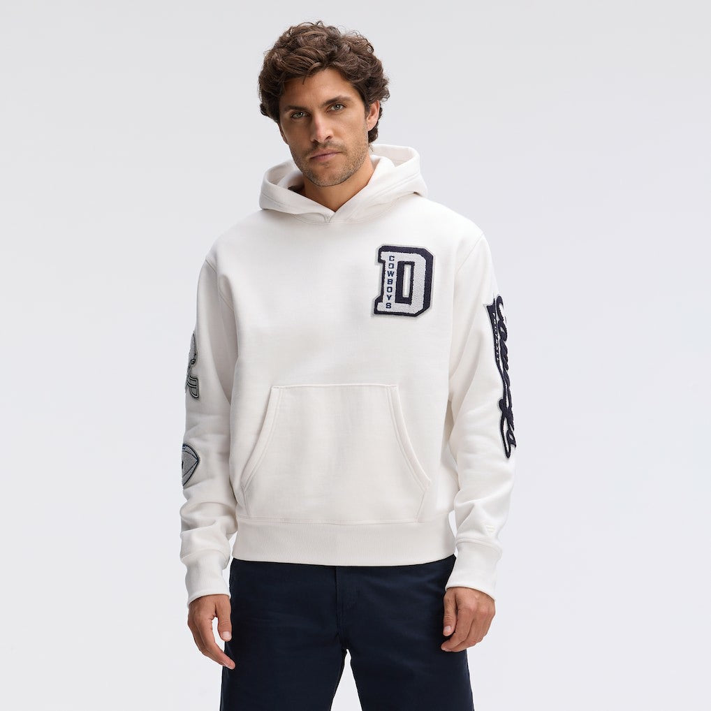 IconicFleece Letterman Hoodie - Dallas Cowboys Hoodies