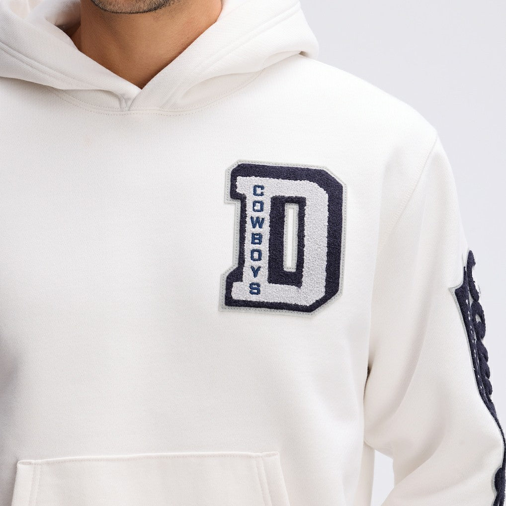 IconicFleece Letterman Hoodie - Dallas Cowboys Hoodies
