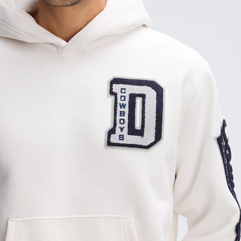 IconicFleece Letterman Hoodie - Dallas Cowboys Hoodies