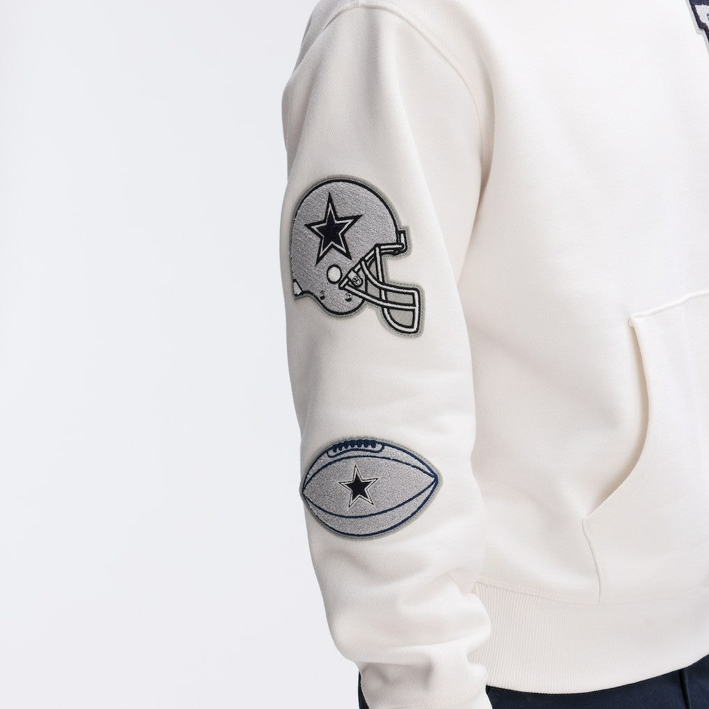IconicFleece Letterman Hoodie - Dallas Cowboys Hoodies