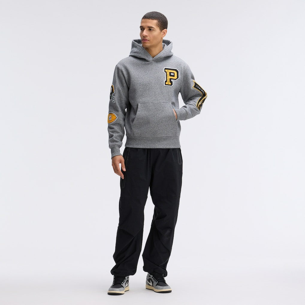 IconicFleece Letterman Hoodie - Pittsburgh Steelers Hoodies