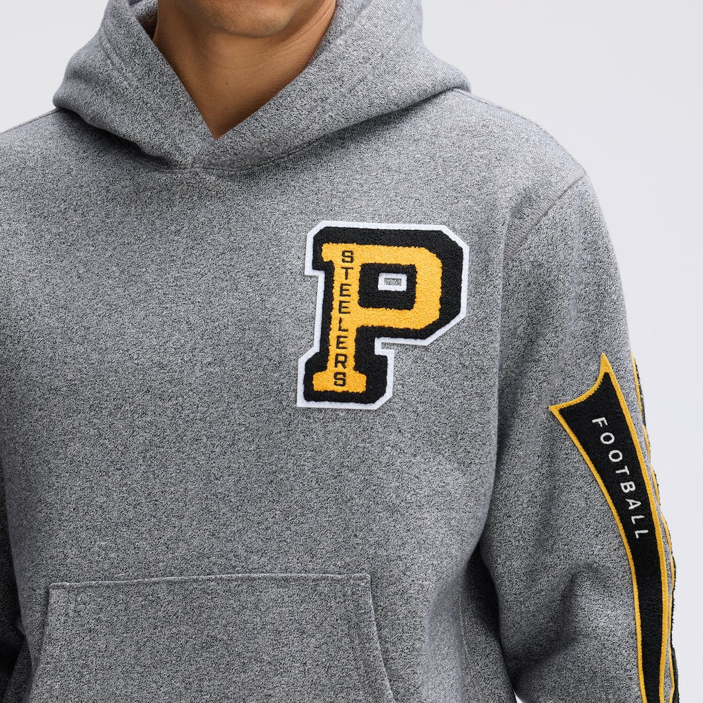 IconicFleece Letterman Hoodie - Pittsburgh Steelers Hoodies