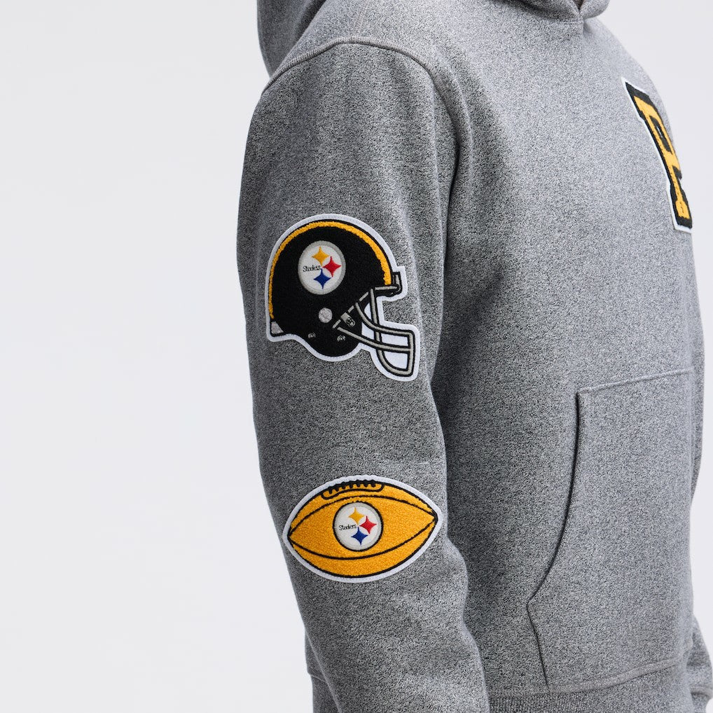 IconicFleece Letterman Hoodie - Pittsburgh Steelers Hoodies