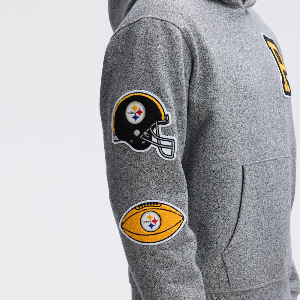IconicFleece Letterman Hoodie - Pittsburgh Steelers Hoodies
