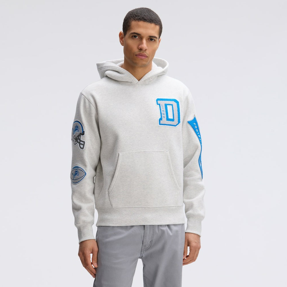 IconicFleece Letterman Hoodie - Detroit Lions Hoodies