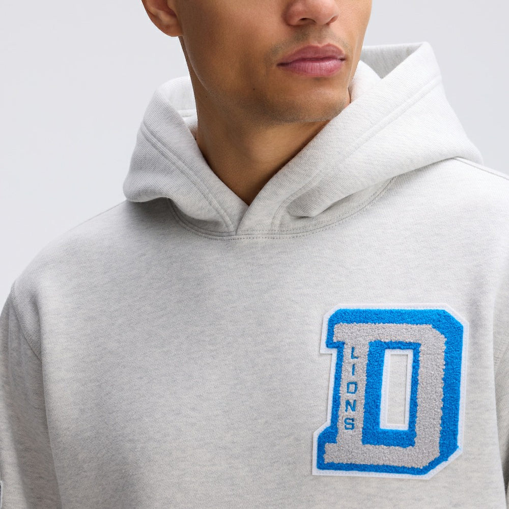 IconicFleece Letterman Hoodie - Detroit Lions Hoodies