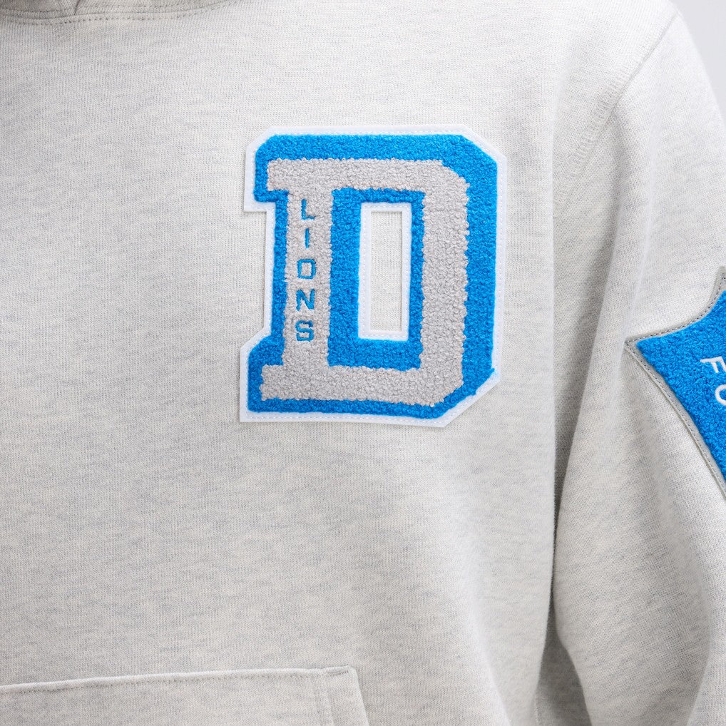 IconicFleece Letterman Hoodie - Detroit Lions Hoodies