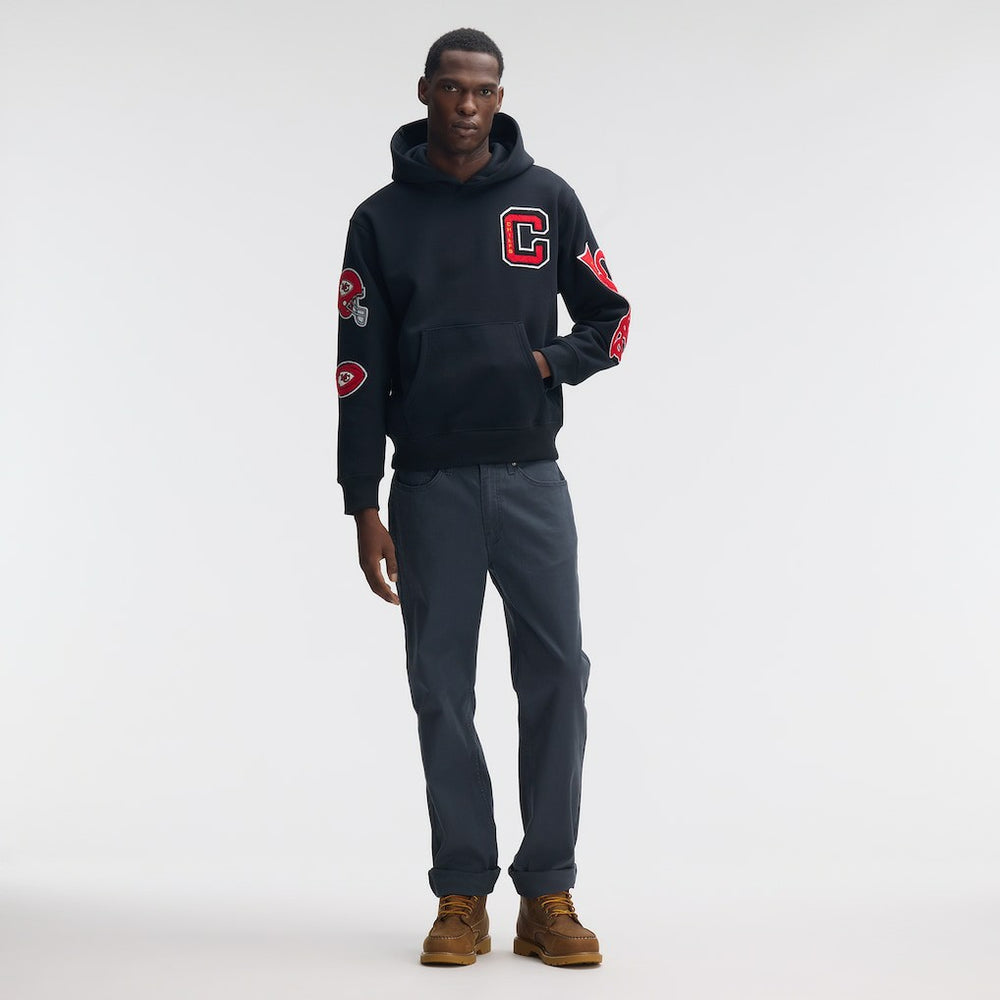 IconicFleece Letterman Hoodie - Kansas City Chiefs Hoodies