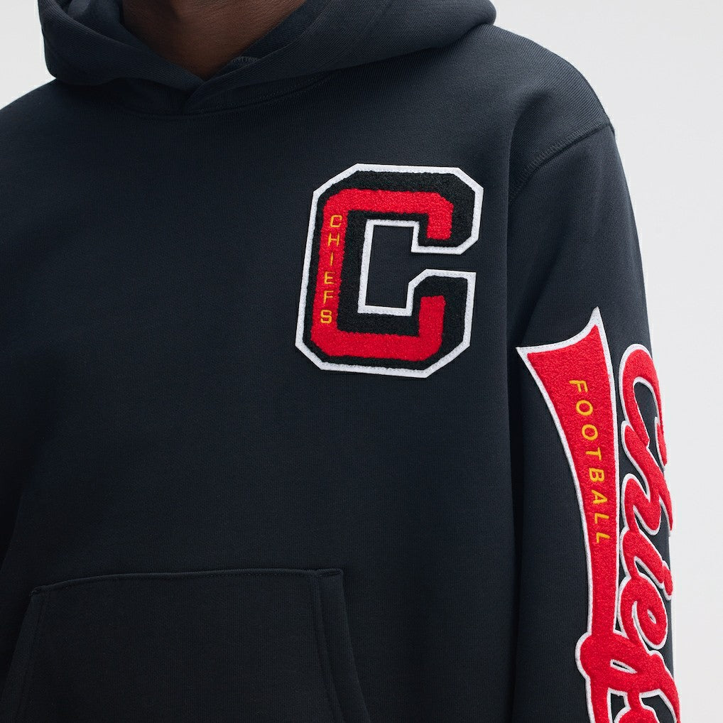 IconicFleece Letterman Hoodie - Kansas City Chiefs Hoodies