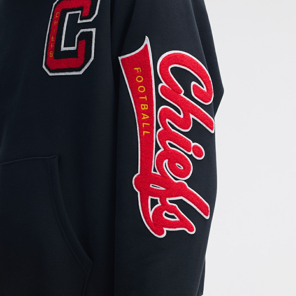 IconicFleece Letterman Hoodie - Kansas City Chiefs Hoodies