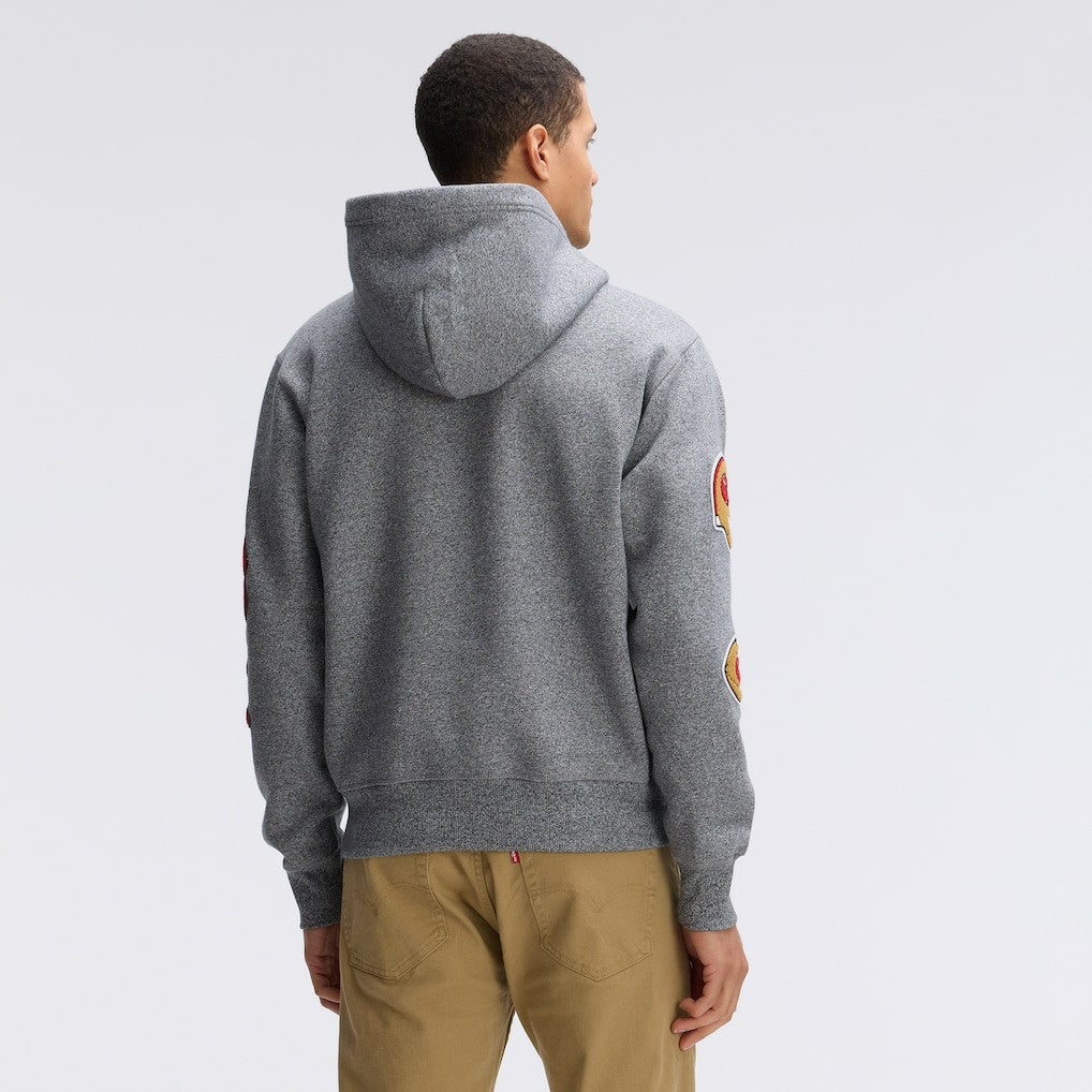IconicFleece Letterman Hoodie - San Francisco 49ers Hoodies