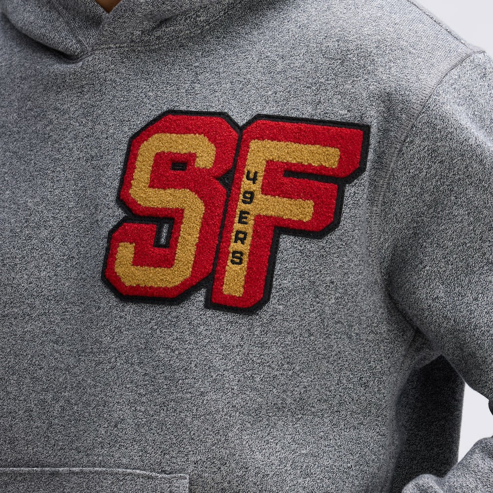 IconicFleece Letterman Hoodie - San Francisco 49ers Hoodies