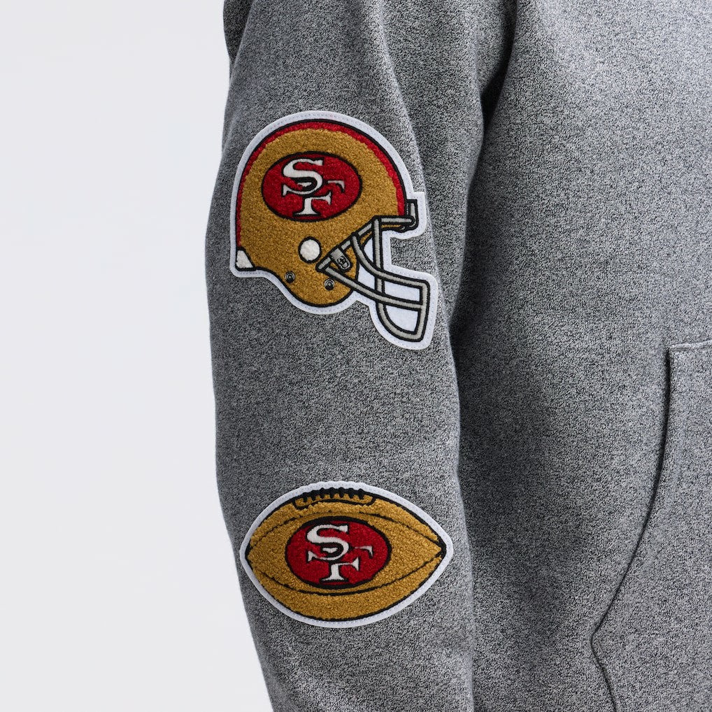 IconicFleece Letterman Hoodie - San Francisco 49ers Hoodies