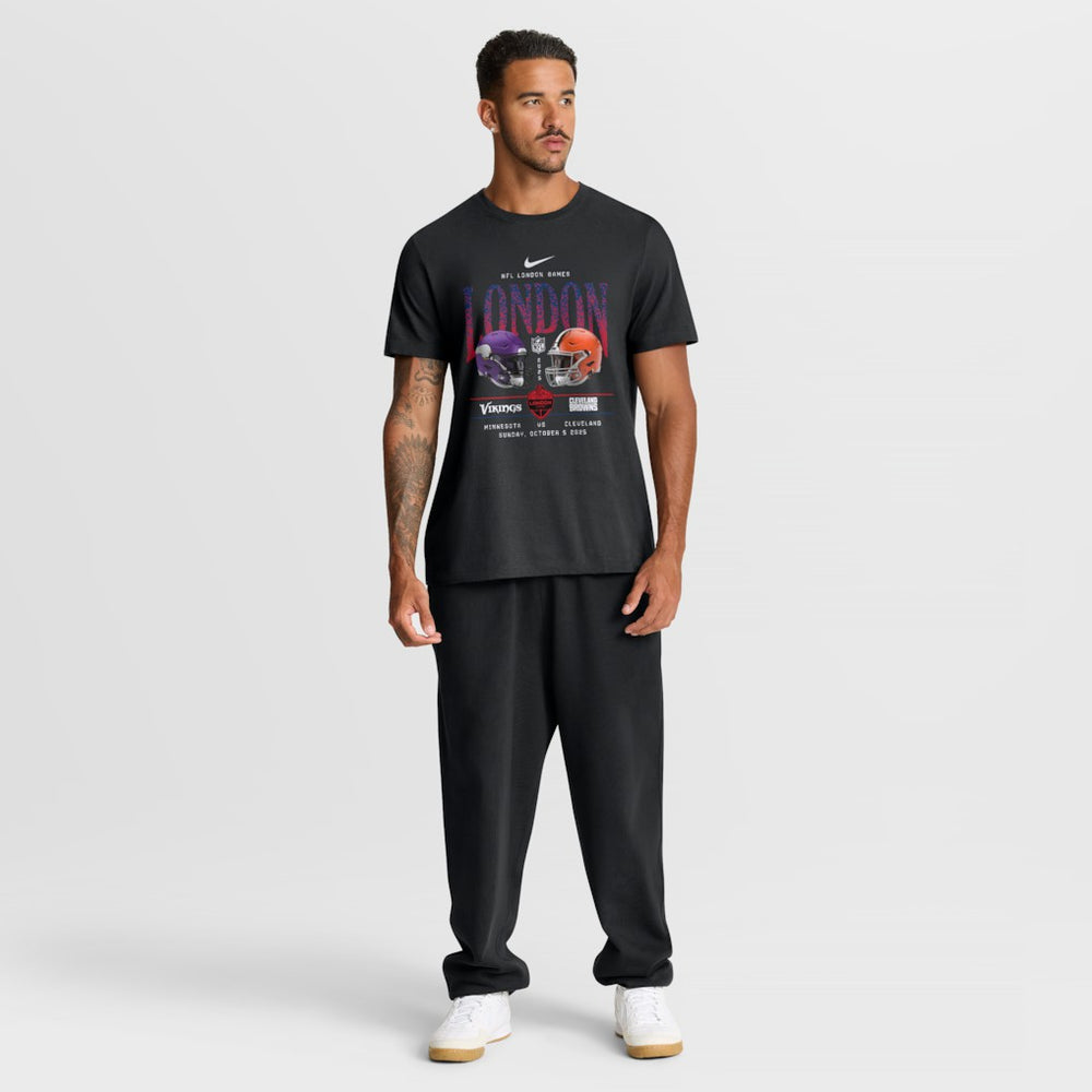 Minnesota Vikings vs.  International Games London 2025 T-Shirt - Cleveland Browns T-shirts