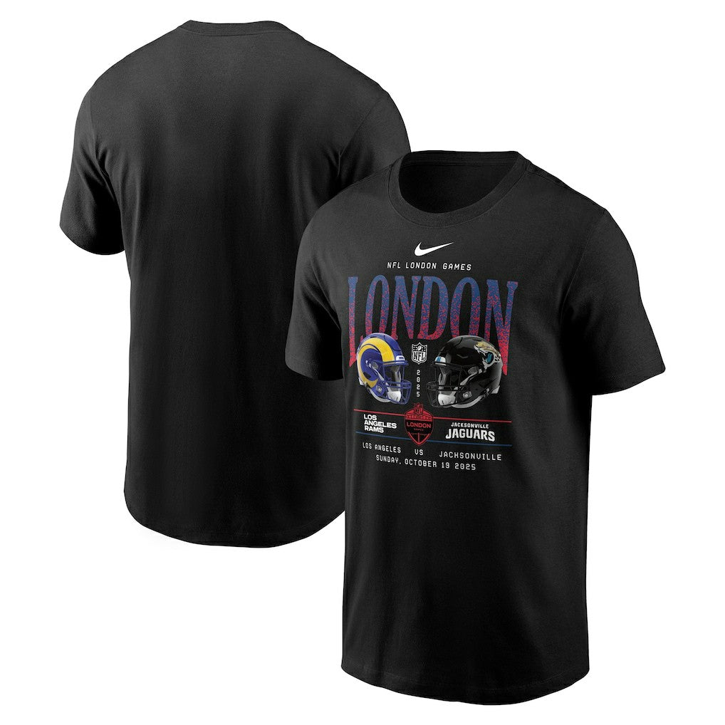 Los Angeles Rams vs.  International Games London 2025 T-Shirt - Jacksonville Jaguars T-shirts