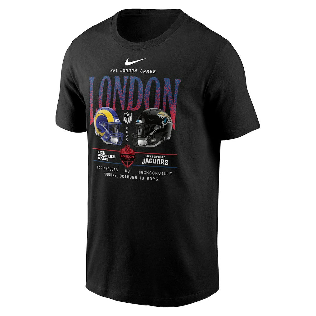 Los Angeles Rams vs.  International Games London 2025 T-Shirt - Jacksonville Jaguars T-shirts
